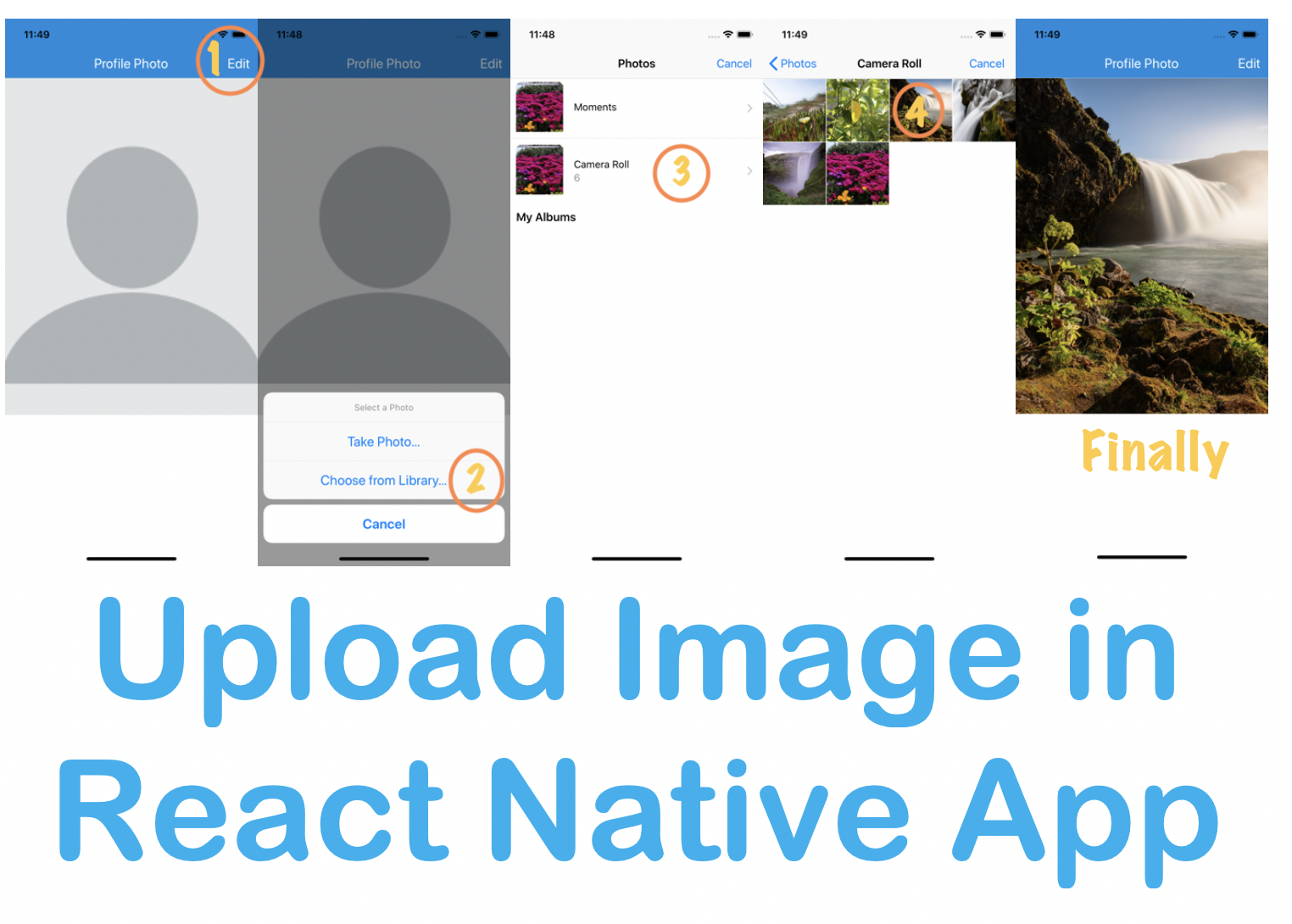upload image in React Native App